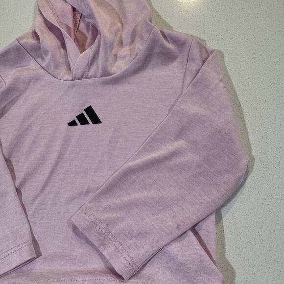 Adidas Baby Girl 6M Pink Pullover Long Sleeve Top - Picture 2 of 5